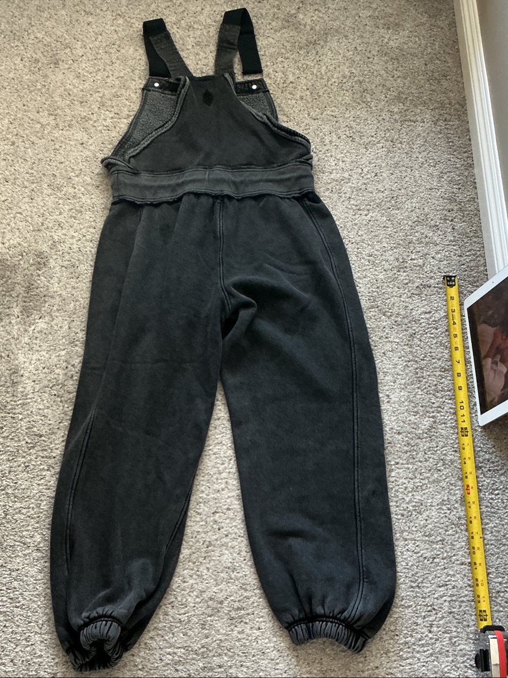 FP Movement by Free People Making It Overalls ~ Washed Black - Picture 12 of 13
